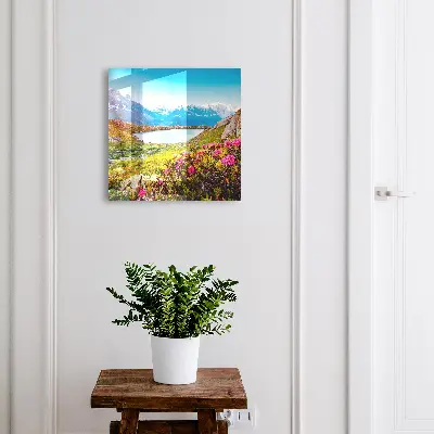 Key cabinet Mountain landscape