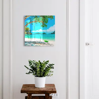 Key box for wall Tropical paradise