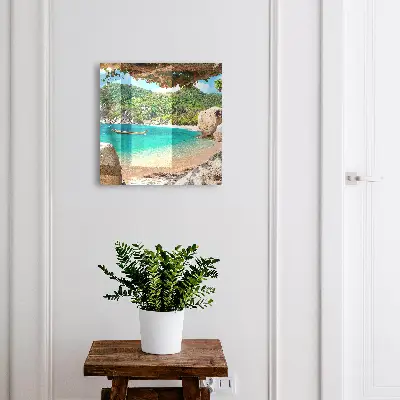 Wall mounted key box Paradise view