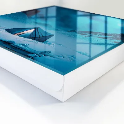 Key box for wall Blue night