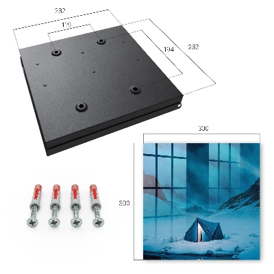 Key box for wall Blue night