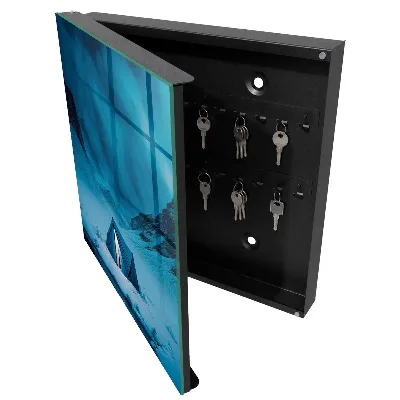 Key box for wall Blue night