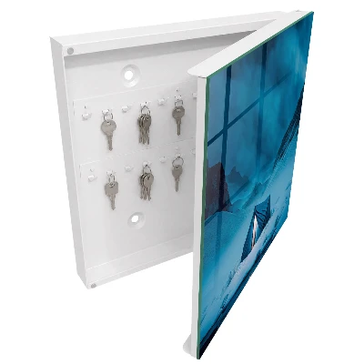 Key box for wall Blue night