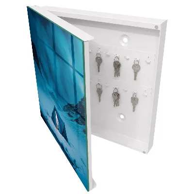 Key box for wall Blue night