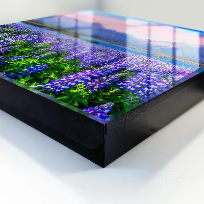 Wall mounted key box Mountain landscape