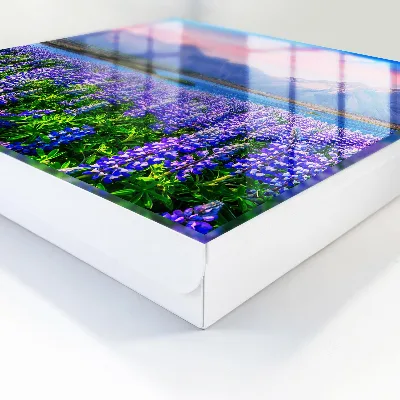 Wall mounted key box Mountain landscape