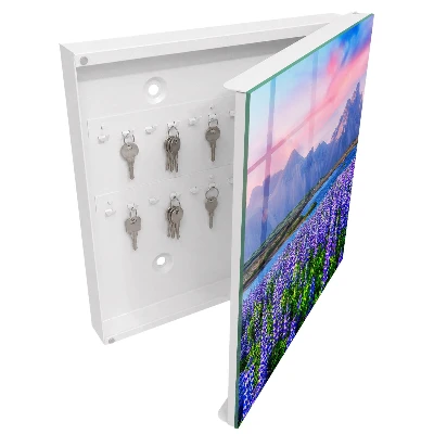 Wall mounted key box Mountain landscape