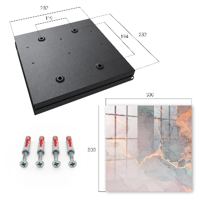 Wall mounted key box with subtle elegant design