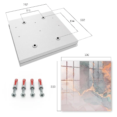 Wall mounted key box Subtle elegance