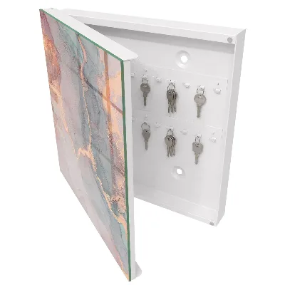 Wall mounted key box with subtle elegant design