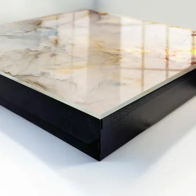 Wall-mounted key box marble elegance finish