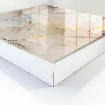 Wall-mounted key box marble elegance finish