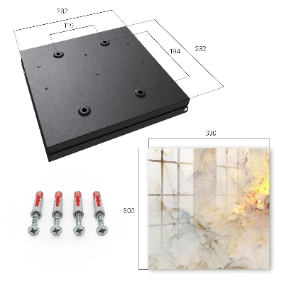 Key box for wall Marble elegance