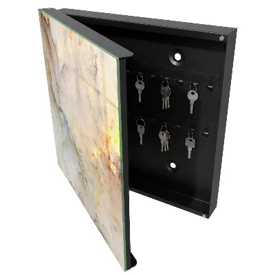 Key box for wall Marble elegance