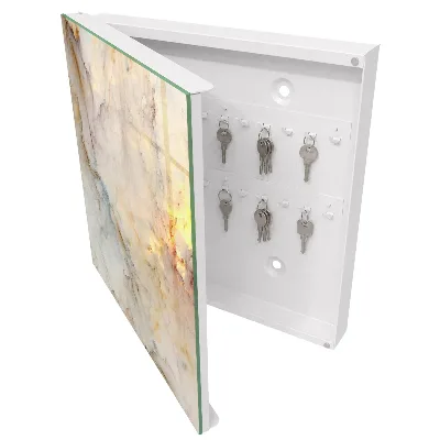 Key box for wall Marble elegance