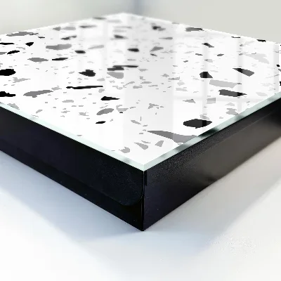Key box for wall Monochrome terrazzo