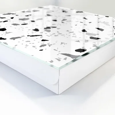 Key box for wall Monochrome terrazzo