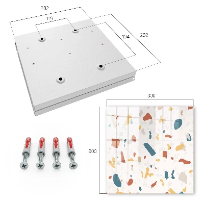 Key cabinet Abstract composition