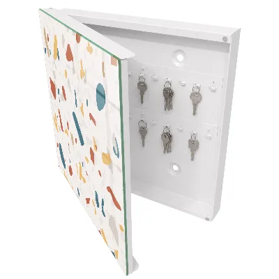 Key cabinet Abstract composition