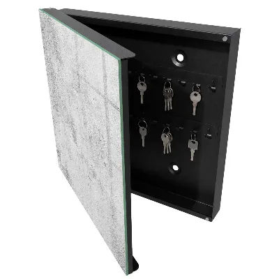Wall mounted key box Raw elegance