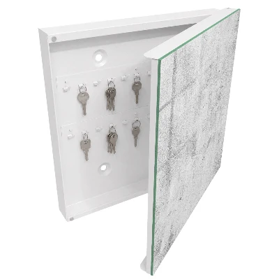Wall mounted key box in a raw elegant design