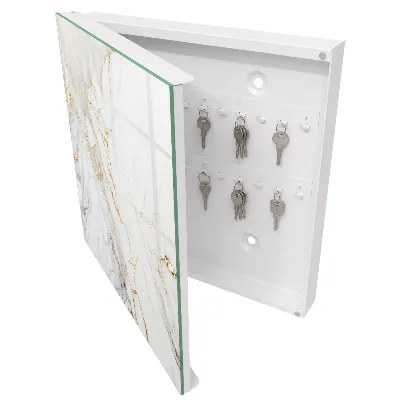 Key cabinet marble elegance design