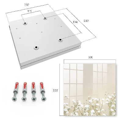 Key box for wall Flowers subtlety