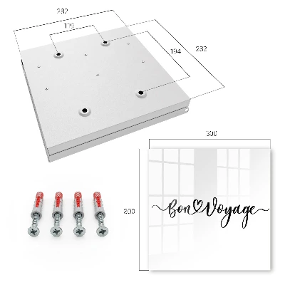 Key box for wall Travel heart