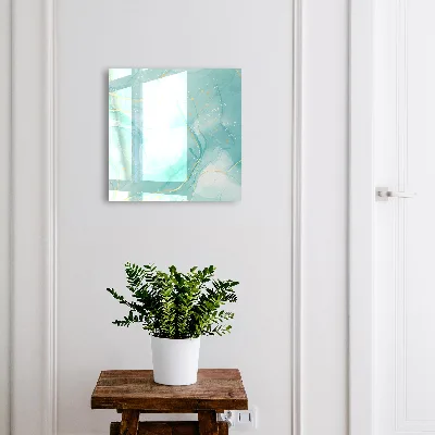 Wall mounted key box Turquoise elegance