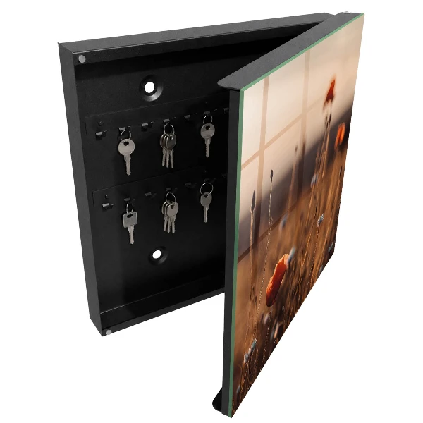 Key box for wall Poppy fields