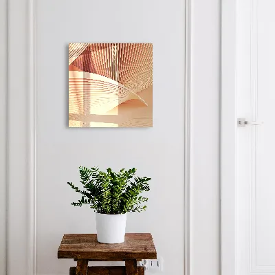 Wall mounted key box Abstract waves