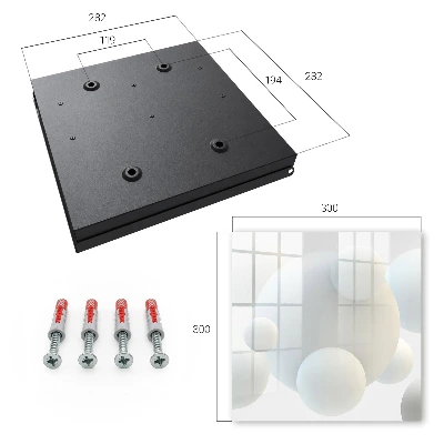 Key box for wall Delicate spheres