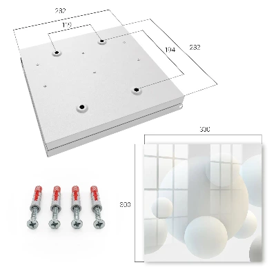Key box for wall Delicate spheres
