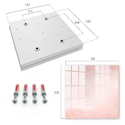 Wall mounted key box Pastel elegance
