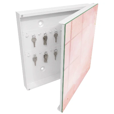 Wall mounted key box Pastel elegance