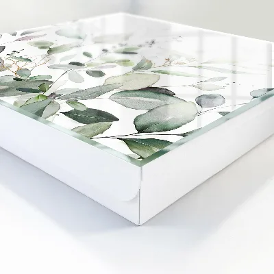 Wall-mounted key box green elegance finish