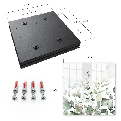 Key box for wall Green elegance
