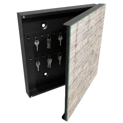 Wall mounted key box Brick composition