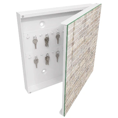 Wall mounted key box Brick composition