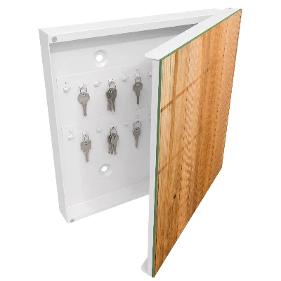 Key cabinet Wood texture