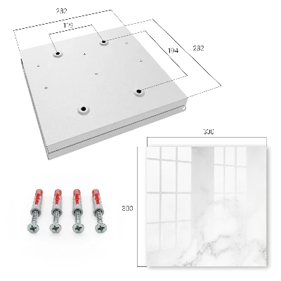 Wall mounted key box Marble elegance