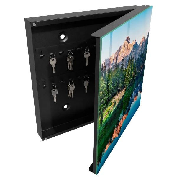 Key box for wall Mountain landscape