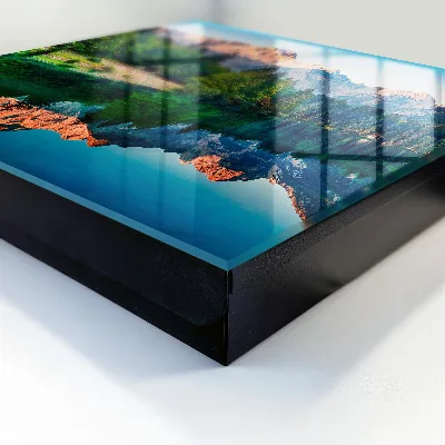 Key box for wall Mountain landscape