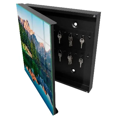 Key box for wall Mountain landscape