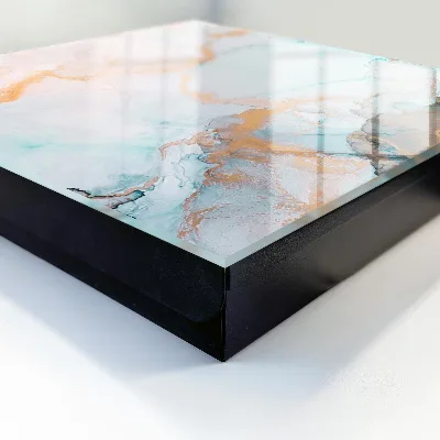 Key box for wall Colorful marble