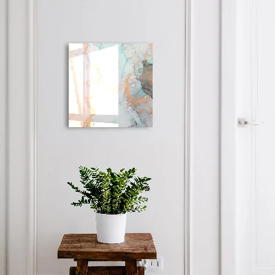 Key box for wall Colorful marble