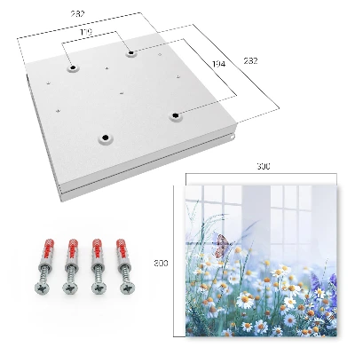 Key cabinet summer meadow design