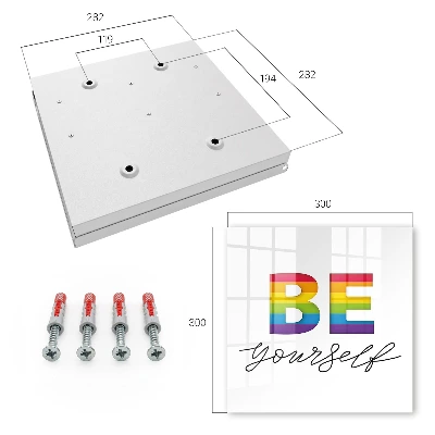 Wall mounted key box authentic motivation design