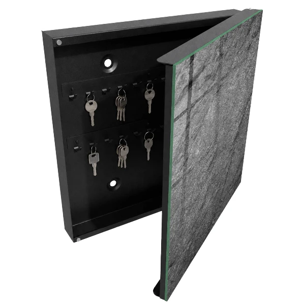 Key cabinet Grey stone