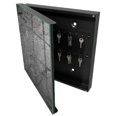 Key cabinet Grey stone